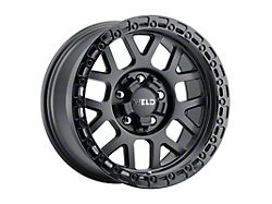 Weld Off-Road Cinch Satin Black with Gloss Black Ring 8-Lug Wheel; 20x10; 13mm Offset (11-14 Sierra 2500 HD)