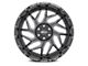 Weld Off-Road Fulcrum Gloss Black Milled 8-Lug Wheel; 20x10; -18mm Offset (11-14 Sierra 2500 HD)