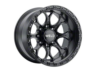 Weld Off-Road Ledge Eight Satin Black 8-Lug Wheel; 20x10; -18mm Offset (11-14 Sierra 2500 HD)