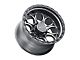 Weld Off-Road Ledge Eight Satin Gunmetal with Satin Black Ring 8-Lug Wheel; 20x10; -18mm Offset (11-14 Sierra 2500 HD)