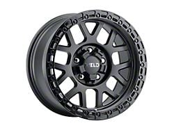 Weld Off-Road Cinch Satin Black with Gloss Black Ring 8-Lug Wheel; 20x9; 0mm Offset (11-14 Sierra 3500 HD SRW)