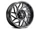 Weld Off-Road Fulcrum Gloss Black Milled 8-Lug Wheel; 20x10; -18mm Offset (11-14 Sierra 3500 HD SRW)