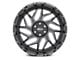 Weld Off-Road Fulcrum Gloss Black Milled 8-Lug Wheel; 20x10; -18mm Offset (11-14 Sierra 3500 HD SRW)