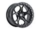 Weld Off-Road Ledge Eight Satin Black 8-Lug Wheel; 20x9; 0mm Offset (11-14 Sierra 3500 HD SRW)