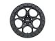 Weld Off-Road Ledge Eight Satin Black 8-Lug Wheel; 20x9; 0mm Offset (11-14 Sierra 3500 HD SRW)