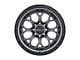 Weld Off-Road Ledge Eight Satin Gunmetal with Satin Black Ring 8-Lug Wheel; 20x10; -18mm Offset (11-14 Sierra 3500 HD SRW)