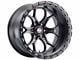 Weld Off-Road Ledge Six Satin Black 6-Lug Wheel; 18x9; -12mm Offset (07-13 Silverado 1500)