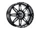 Weld Off-Road Cheyenne Gloss Black Milled 8-Lug Wheel; 20x9; 0mm Offset (11-14 Silverado 2500 HD)