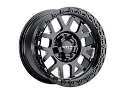 Weld Off-Road Cinch Gloss Black Milled 8-Lug Wheel; 20x10; -18mm Offset (11-14 Silverado 2500 HD)