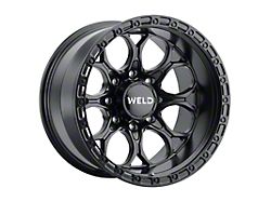 Weld Off-Road Ledge Eight Satin Black 8-Lug Wheel; 20x10; -18mm Offset (11-14 Silverado 2500 HD)