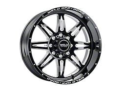 Weld Off-Road Cheyenne Gloss Black Milled 8-Lug Wheel; 20x10; -18mm Offset (11-14 Silverado 3500 HD SRW)