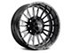 Weld Off-Road Scorch Gloss Black Milled 8-Lug Wheel; 20x10; -18mm Offset (11-14 Silverado 3500 HD SRW)