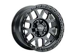 Weld Off-Road Cinch Gloss Black Milled 6-Lug Wheel; 17x10; -25mm Offset (07-14 Tahoe)