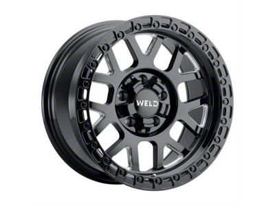 Weld Off-Road Cinch Gloss Black Milled 6-Lug Wheel; 20x10; -18mm Offset (07-14 Tahoe)