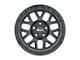 Weld Off-Road Cinch Satin Black with Gloss Black Ring 6-Lug Wheel; 17x9; 0mm Offset (07-14 Tahoe)