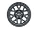 Weld Off-Road Cinch Satin Black with Gloss Black Ring 6-Lug Wheel; 17x9; -12mm Offset (07-14 Tahoe)