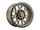 Weld Off-Road Cinch Satin Bronze with Satin Black Ring 6-Lug Wheel; 17x9; -12mm Offset (07-14 Tahoe)