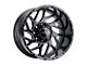 Weld Off-Road Fulcrum Gloss Black Milled 6-Lug Wheel; 20x10; 13mm Offset (07-14 Tahoe)