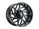 Weld Off-Road Fulcrum Gloss Black Milled 6-Lug Wheel; 20x9; 0mm Offset (07-14 Tahoe)