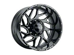 Weld Off-Road Fulcrum Gloss Black Milled 6-Lug Wheel; 22x12; -44mm Offset (07-14 Tahoe)