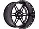 Weld Off-Road Cheyenne Six XT Gloss Black Milled 6-Lug Wheel; 22x12; -51mm Offset (07-14 Yukon)