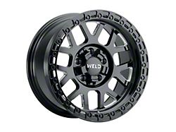 Weld Off-Road Cinch Gloss Black Milled 6-Lug Wheel; 17x9; 0mm Offset (07-14 Yukon)