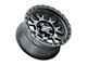 Weld Off-Road Cinch Satin Black with Gloss Black Ring 6-Lug Wheel; 17x9; -12mm Offset (07-14 Yukon)