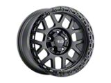 Weld Off-Road Cinch Satin Black with Gloss Black Ring 6-Lug Wheel; 20x10; -18mm Offset (07-14 Yukon)