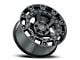 Weld Off-Road Cinch Satin Black with Gloss Black Ring 6-Lug Wheel; 20x9; 0mm Offset (07-14 Yukon)