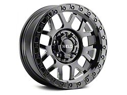 Weld Off-Road Cinch Gloss Black Milled 8-Lug Wheel; 20x10; -18mm Offset (10-18 RAM 2500)