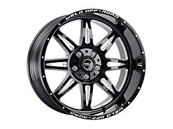 Weld Off-Road Cheyenne Gloss Black Milled 8-Lug Wheel; 20x10; -18mm Offset (11-16 F-250 Super Duty)