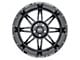 Weld Off-Road Cheyenne Gloss Black Milled 8-Lug Wheel; 20x9; 0mm Offset (11-16 F-250 Super Duty)