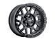 Weld Off-Road Cinch Satin Black with Gloss Black Ring 8-Lug Wheel; 20x10; -18mm Offset (11-16 F-250 Super Duty)