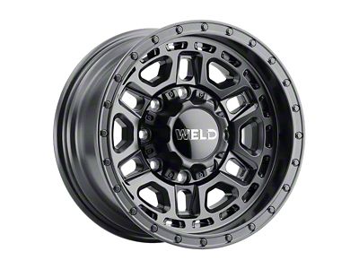 Weld Off-Road Crux Satin Black 8-Lug Wheel; 17x9; 0mm Offset (11-16 F-250 Super Duty)