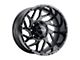 Weld Off-Road Fulcrum Gloss Black Milled 8-Lug Wheel; 20x12; -44mm Offset (11-16 F-250 Super Duty)