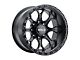 Weld Off-Road Ledge Eight Satin Black 8-Lug Wheel; 20x9; 0mm Offset (11-16 F-250 Super Duty)