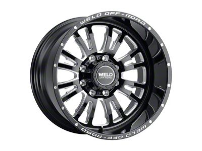 Weld Off-Road Slingblade Gloss Black Milled 8-Lug Wheel; 20x10; -19mm Offset (11-16 F-250 Super Duty)