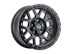 Weld Off-Road Cinch Satin Black with Gloss Black Ring 8-Lug Wheel; 20x10; -18mm Offset (11-16 F-350 Super Duty SRW)