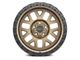 Weld Off-Road Cinch Satin Bronze with Satin Black Ring 8-Lug Wheel; 20x10; -18mm Offset (11-16 F-350 Super Duty SRW)