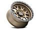 Weld Off-Road Cinch Satin Bronze with Satin Black Ring 8-Lug Wheel; 20x10; -18mm Offset (11-16 F-350 Super Duty SRW)