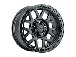 Weld Off-Road Cinch Gloss Black Milled 6-Lug Wheel; 17x9; 0mm Offset (14-18 Sierra 1500)