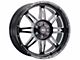 Weld Off-Road Cheyenne Gloss Black Milled 6-Lug Wheel; 22x12; -44mm Offset (14-18 Silverado 1500)