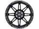 Weld Off-Road Cheyenne Gloss Black Milled 6-Lug Wheel; 22x12; -44mm Offset (14-18 Silverado 1500)