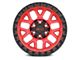 Weld Off-Road Cinch Candy Red 6-Lug Wheel; 17x9; -12mm Offset (15-20 F-150)