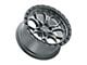 Weld Off-Road Ledge Six Satin Gunmetal with Satin Black Ring 6-Lug Wheel; 18x9; -12mm Offset (15-20 F-150)