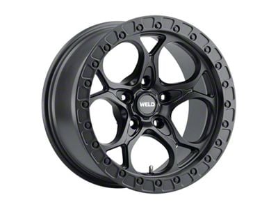 Weld Off-Road Ledge Eight Satin Black 8-Lug Wheel; 20x9; 0mm Offset (15-19 Sierra 2500 HD)