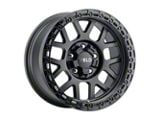 Weld Off-Road Cinch Satin Black with Gloss Black Ring 6-Lug Wheel; 20x10; -18mm Offset (15-20 Tahoe)