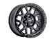 Weld Off-Road Cinch Satin Black with Gloss Black Ring 6-Lug Wheel; 20x10; -18mm Offset (15-20 Tahoe)