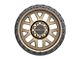 Weld Off-Road Cinch Satin Bronze with Satin Black Ring 6-Lug Wheel; 22x10; 13mm Offset (15-20 Tahoe)