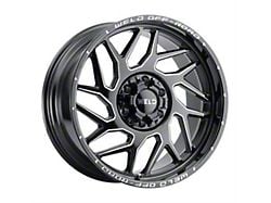 Weld Off-Road Fulcrum Gloss Black Machined 6-Lug Wheel; 22x12; -44mm Offset (15-20 Tahoe)